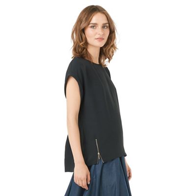 Phase Eight Maddy Double Zip Crepe Blouse